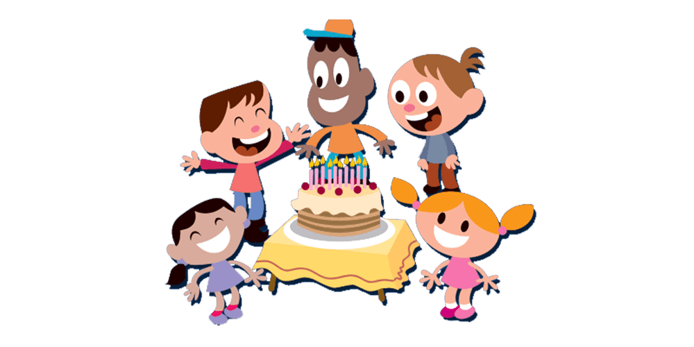 families clipart birthday party