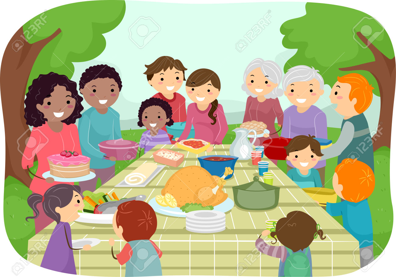 picnic clipart family event