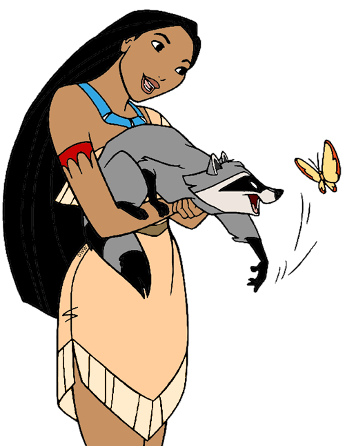 Pocahontas friends and clip. June clipart family holiday
