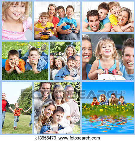 Free download clip art. Clipart family collage