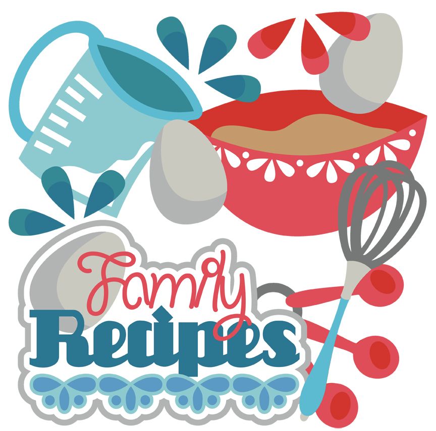 clipart family cookbook