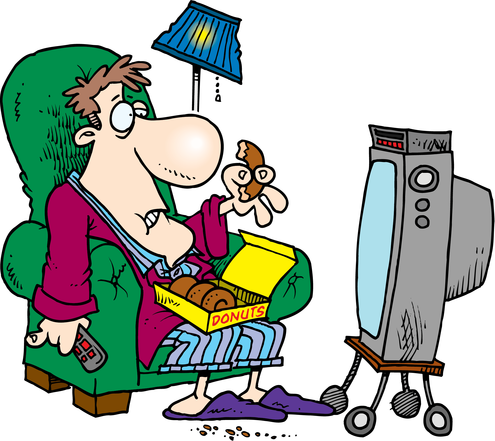 See clipart watched tv. Couch potato group cliparts