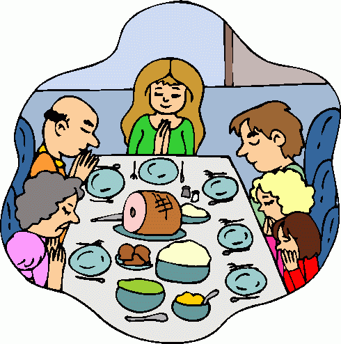 pastor clipart family dinner