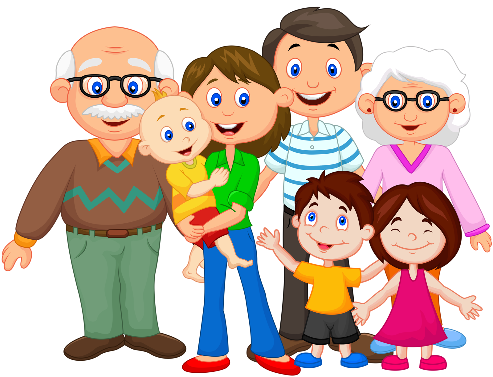 Clip art a happy. Dumbbell clipart extended family