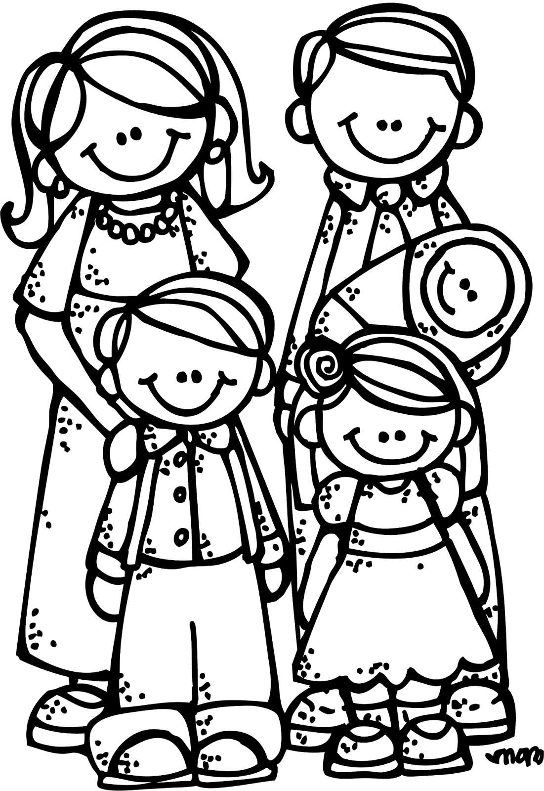 families clipart extended family