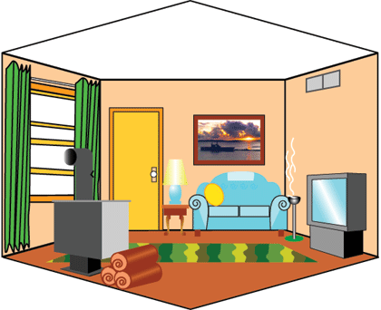 Free room cliparts download. Home clipart hall