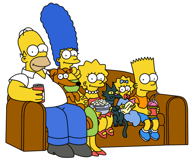 List of couch gags. Short clipart family 6