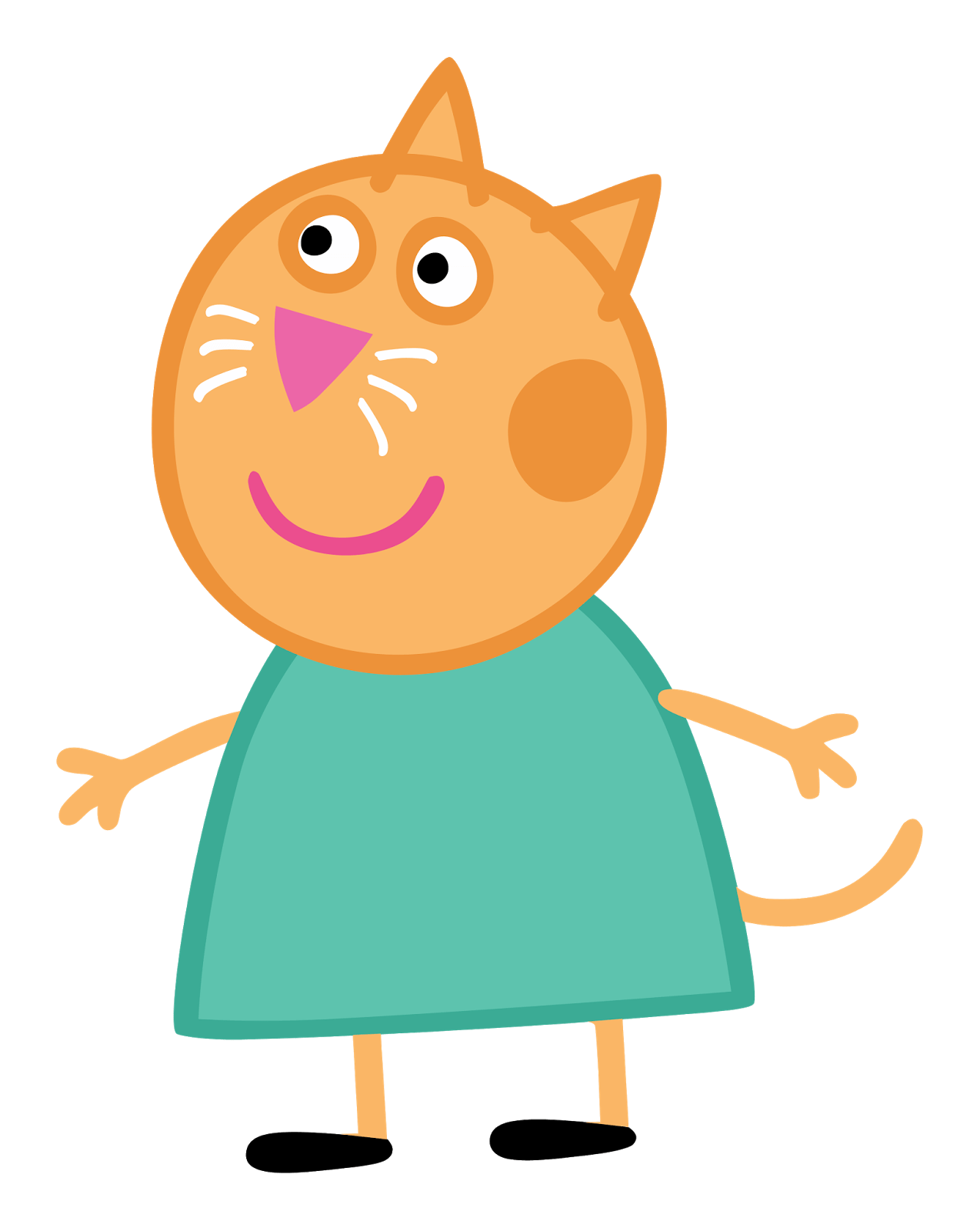 Peppa cat transparent png. Clipart family pig