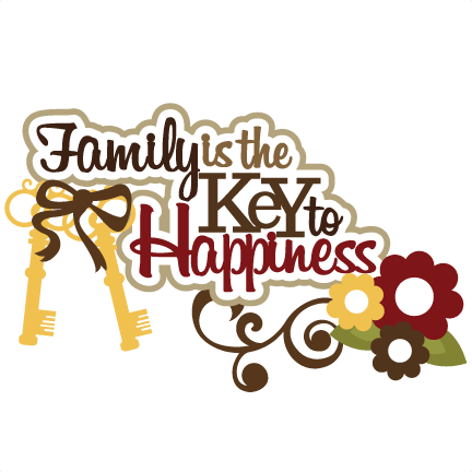 Clipart family scrapbook. Digital elements titles 