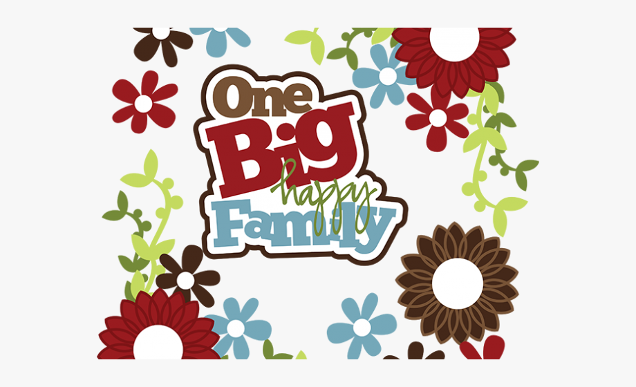 Clipart family scrapbook. Happy design about 