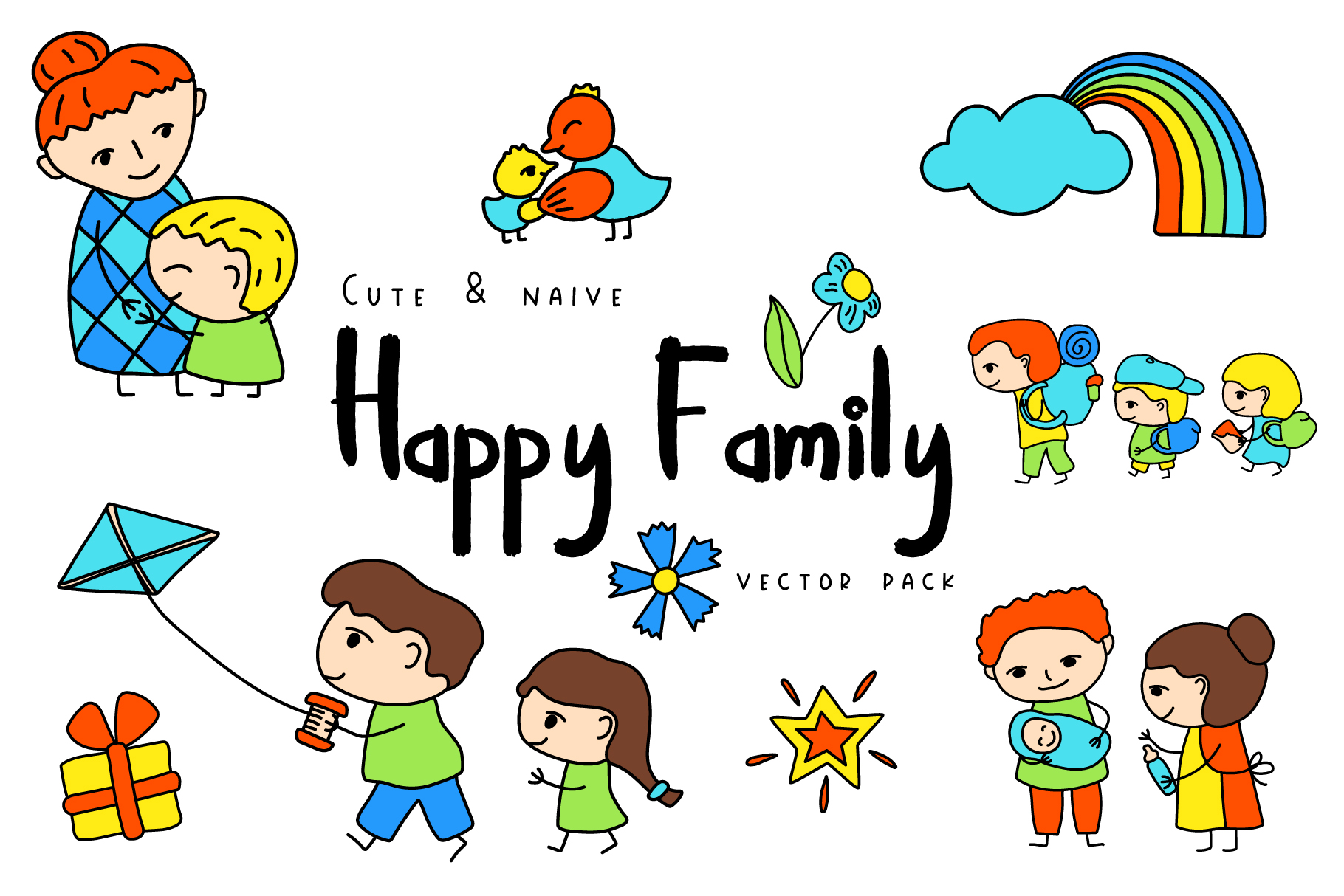 clipart family simple