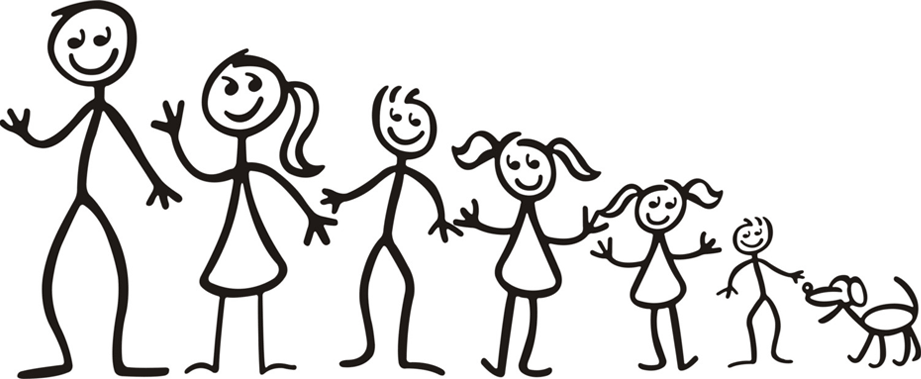 Stick clipart group.  collection of family