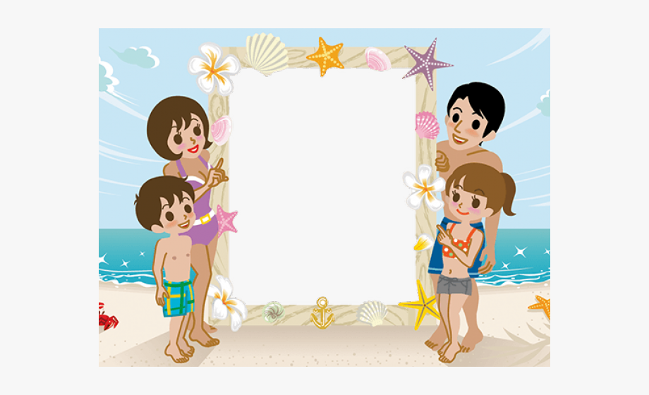 Clip art . Clipart family summer