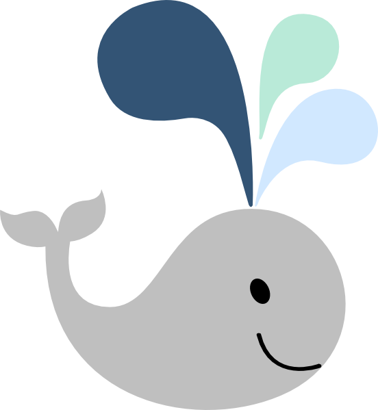 Clipart whale little. Gray clip art at