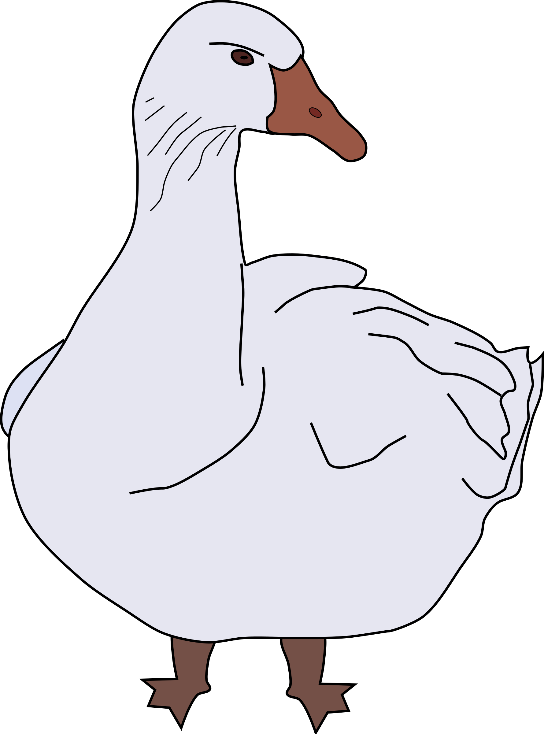 Mama oca big image. Farm clipart goose
