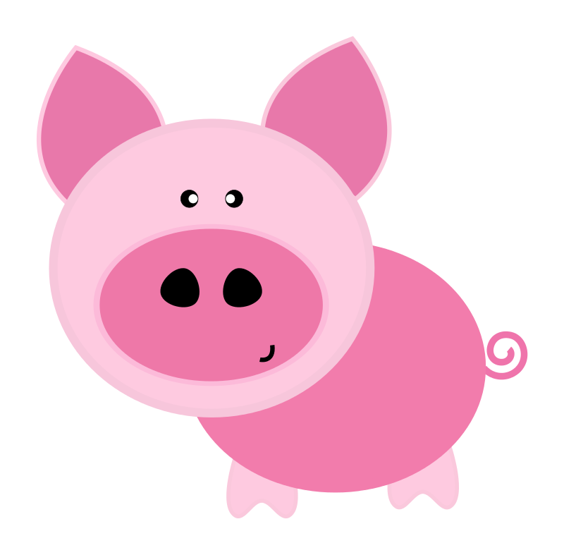 clipart farm pig