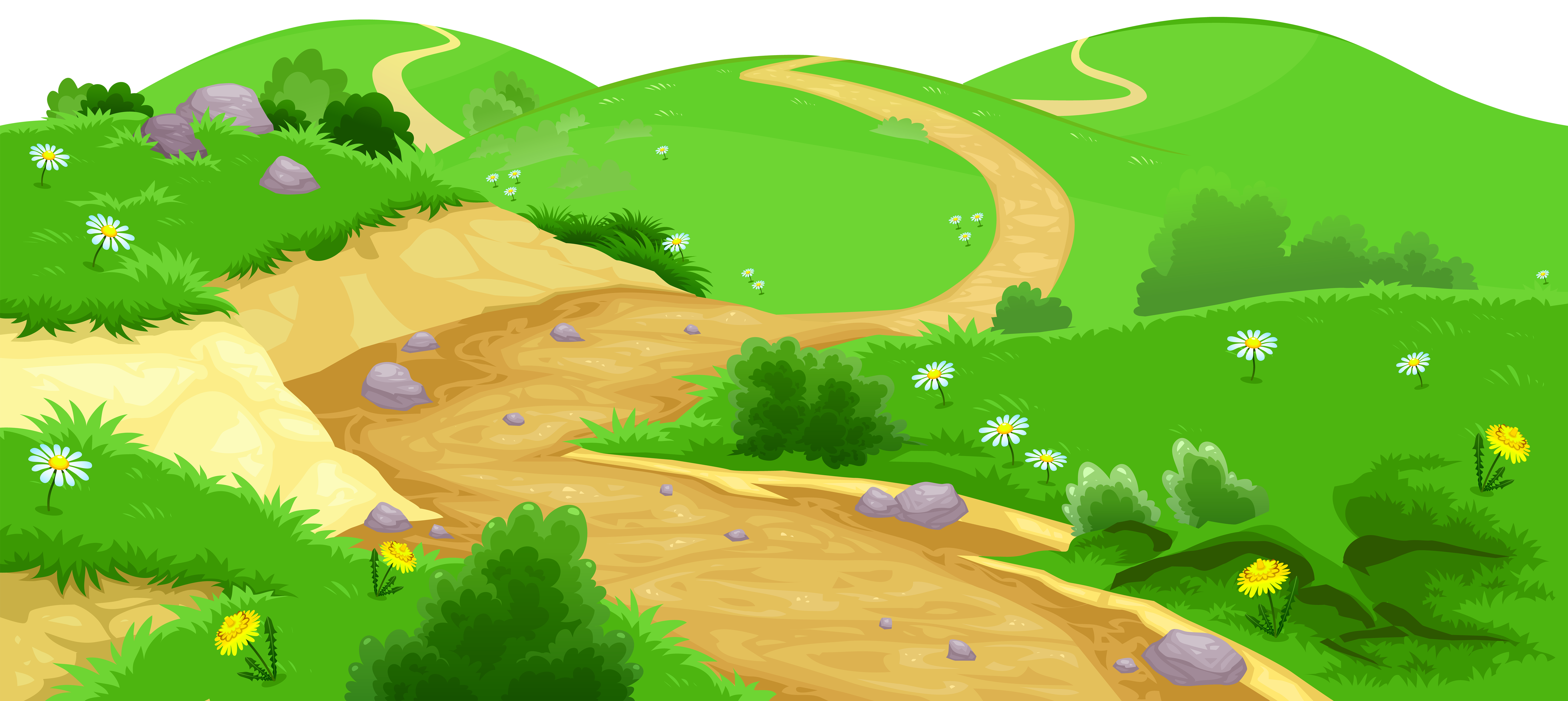 Hill clipart green valley. Ground transparent png image