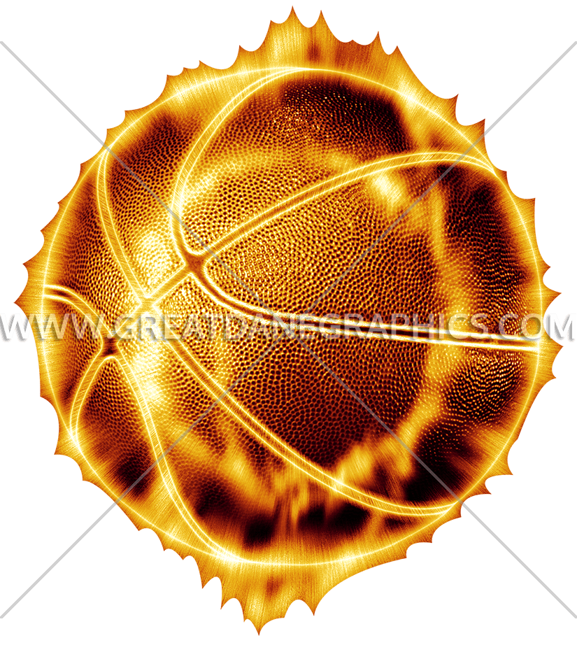Fire clipart basketball. Production ready artwork for