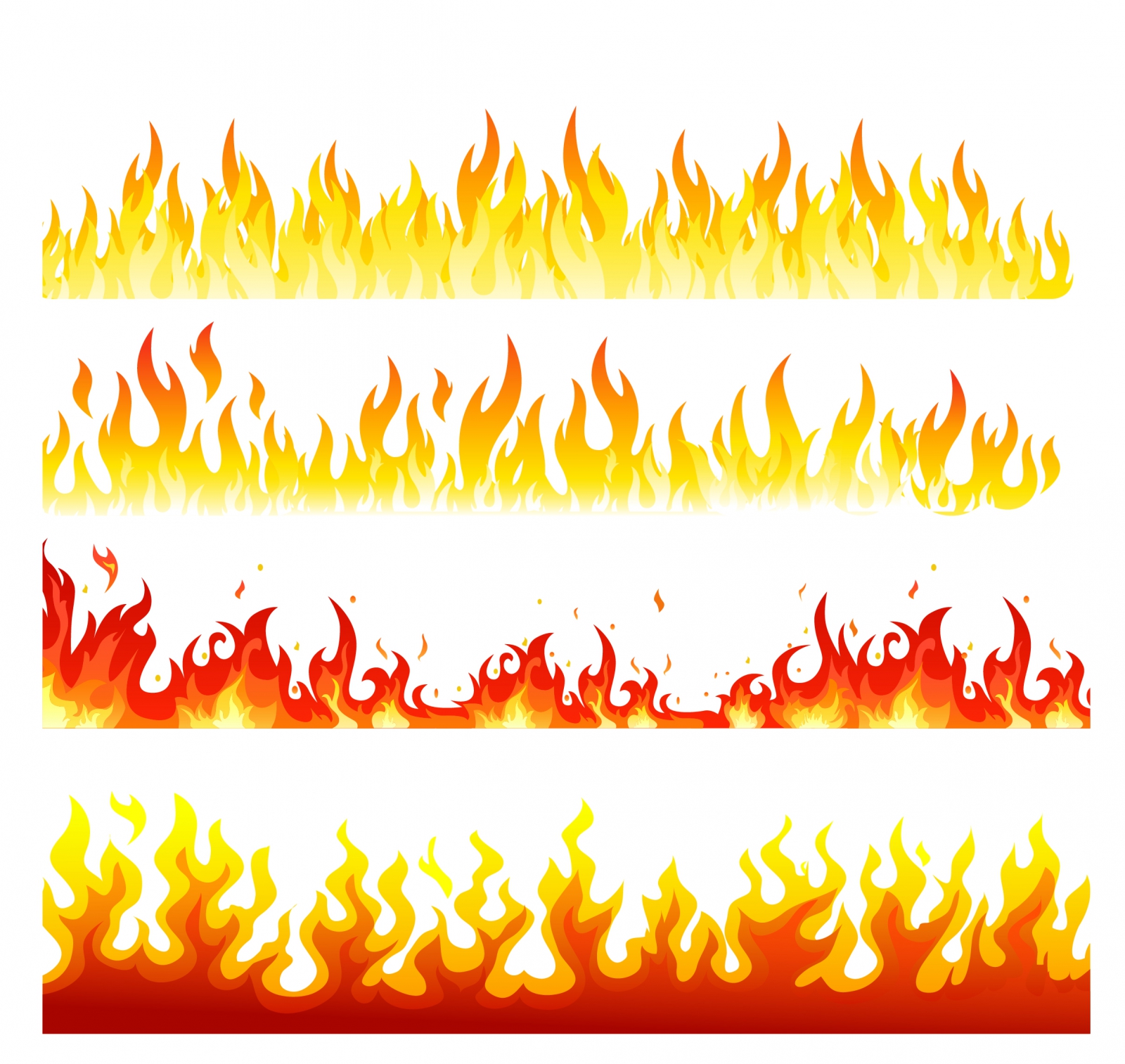 Clipart flames long flame. Free fire cliparts border