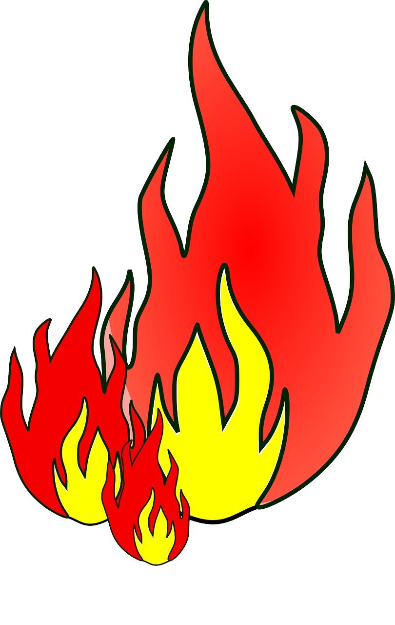 Fire cat how to. Clipart flames racing