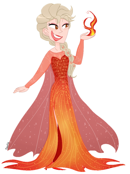 clipart fire character