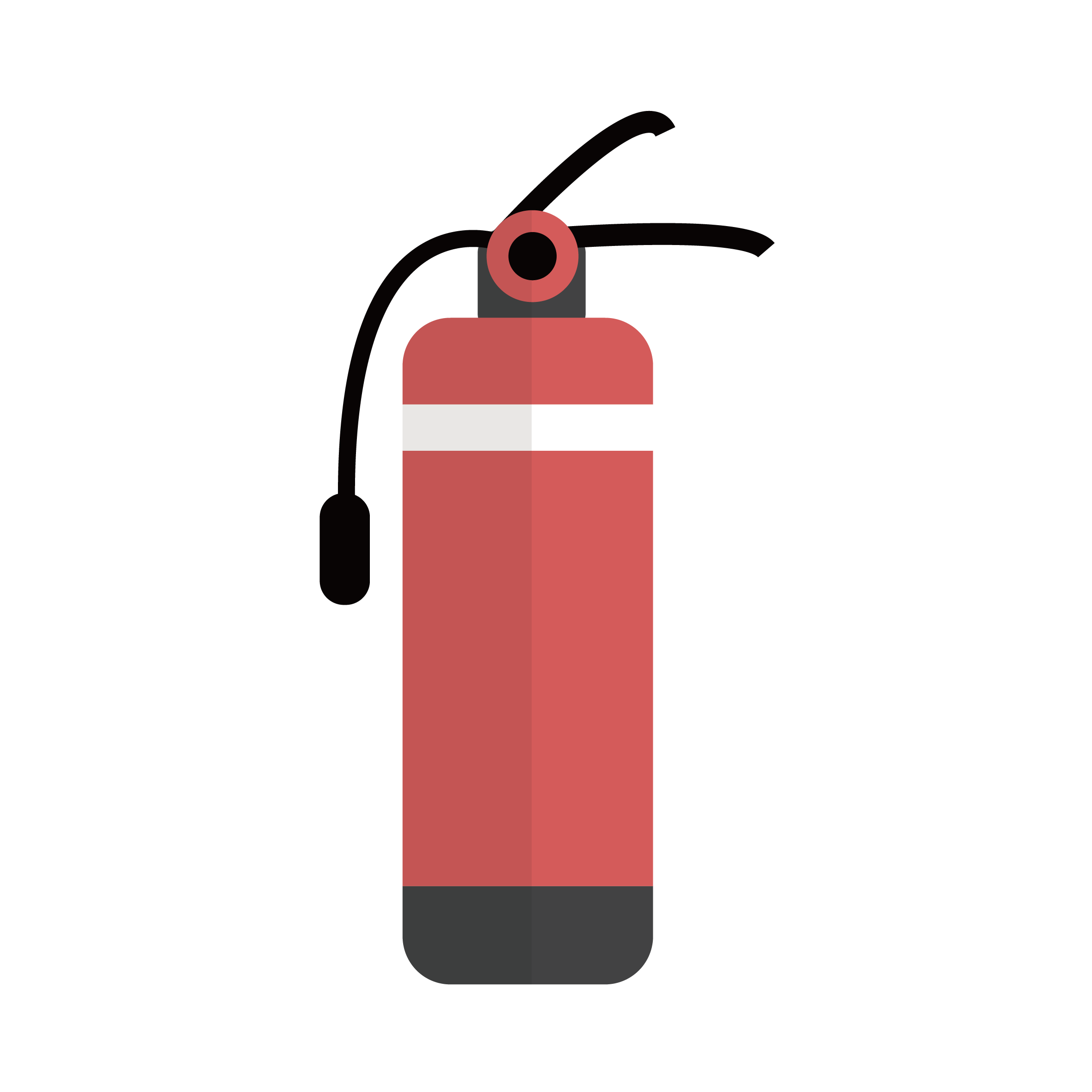 Extinguisher firefighting. Clipart fire conflagration