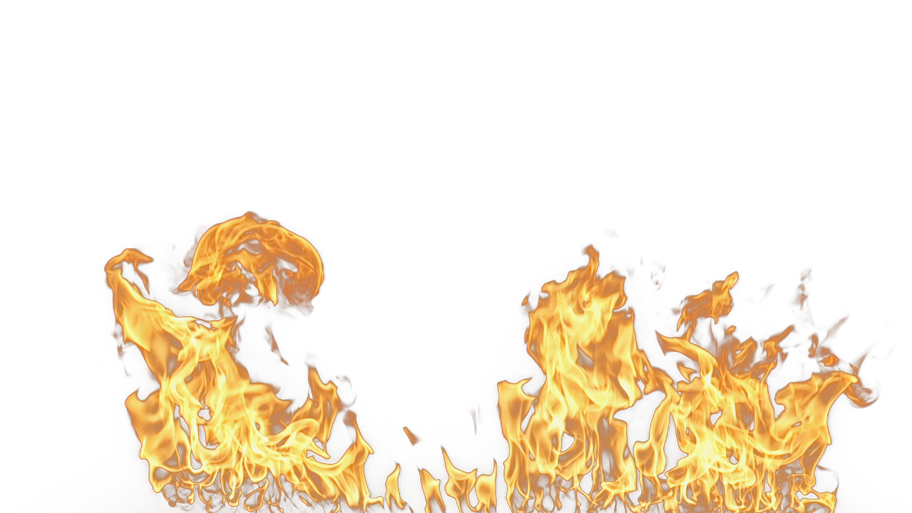 clipart fire exothermic reaction