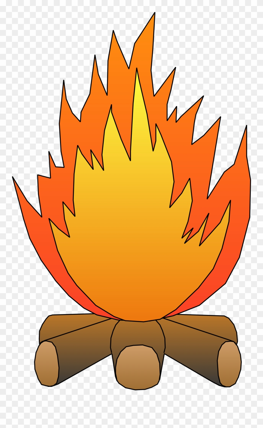 fire clipart fire pit