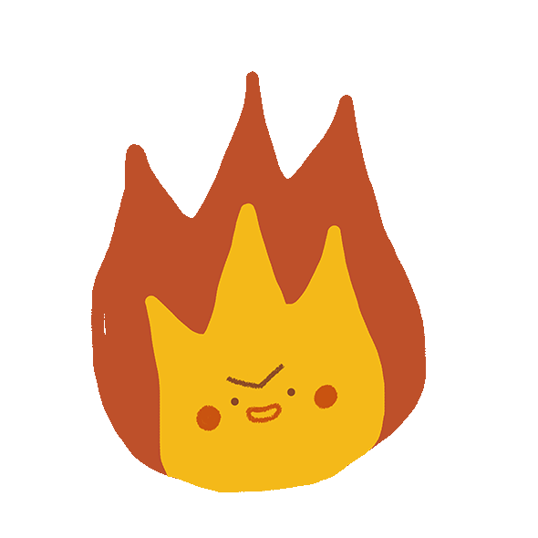 Clipart fire forest fire. Angry sticker by the