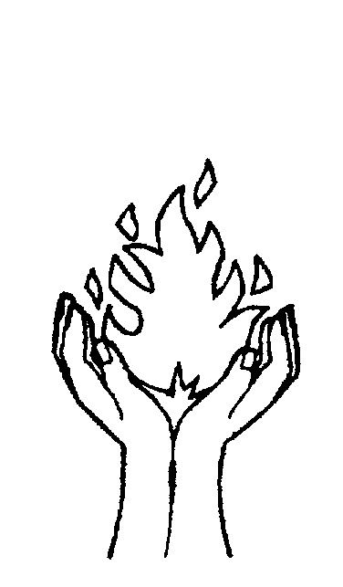 On clip art library. Fire clipart hand