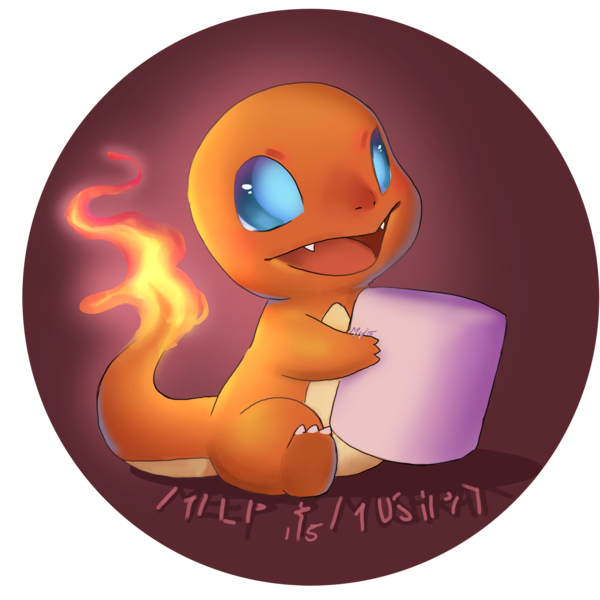Charmander s by l. Clipart fire marshmallow