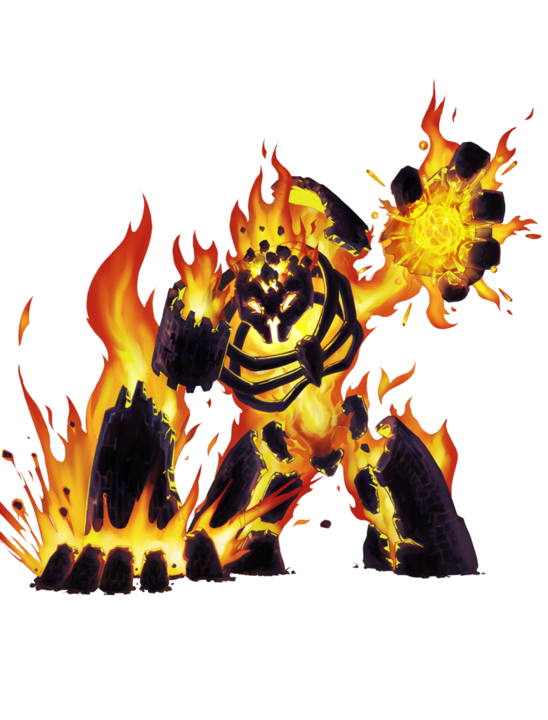 Wolf clipart fire. Giant evolved form by