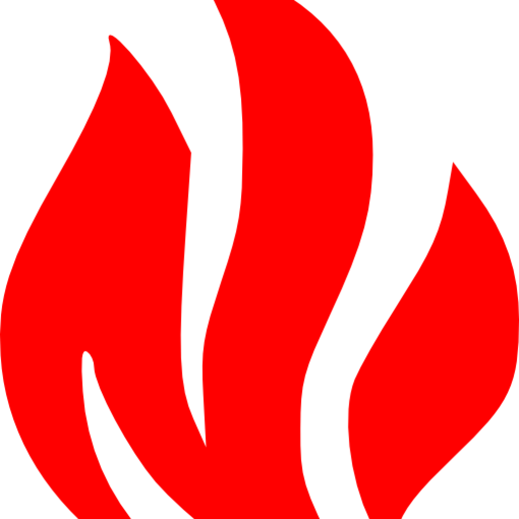 clipart fire red
