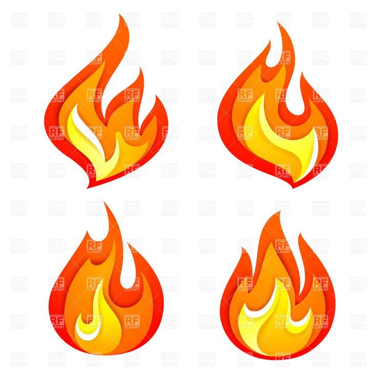 shapes clipart fire