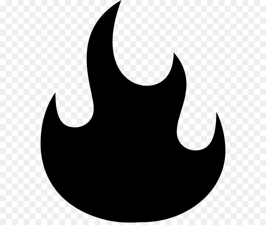clipart flames silhouette