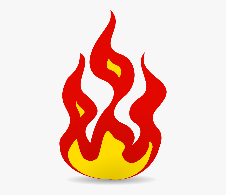 clipart fire simple