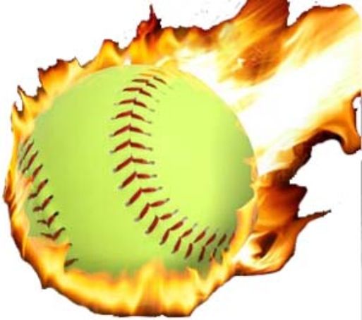 fire clipart softball