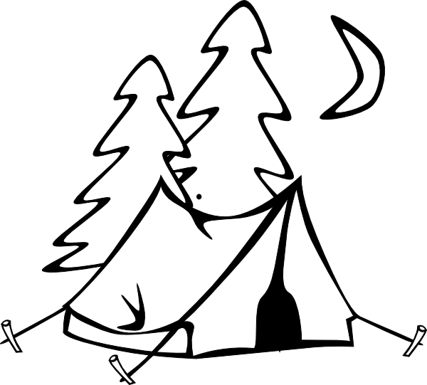 mountains clipart campsite