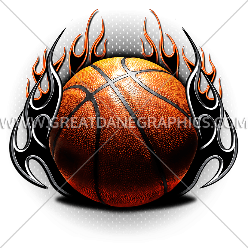 Tribal flames production ready. Youtube clipart basketball