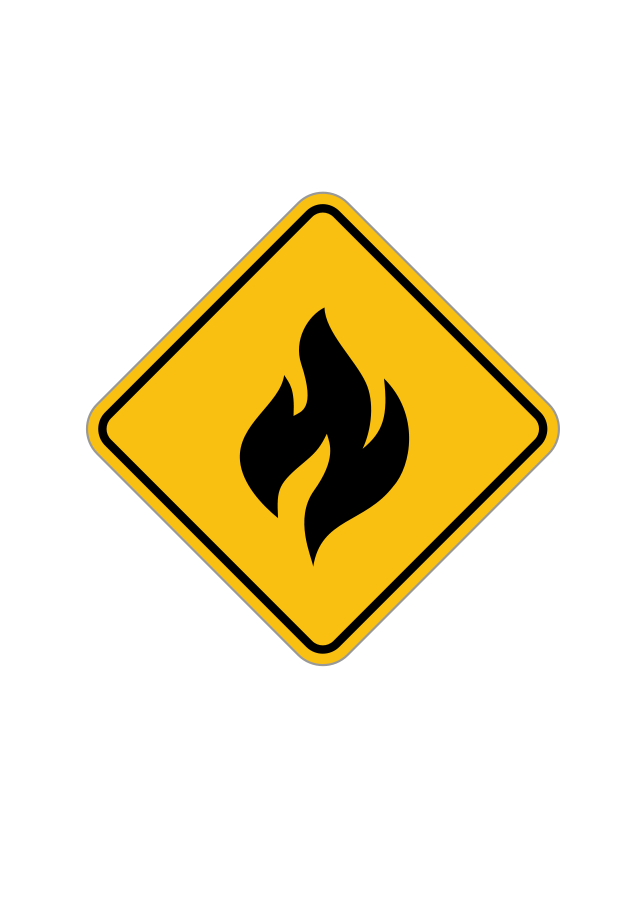 Alert svg file clip. Clipart fire vector