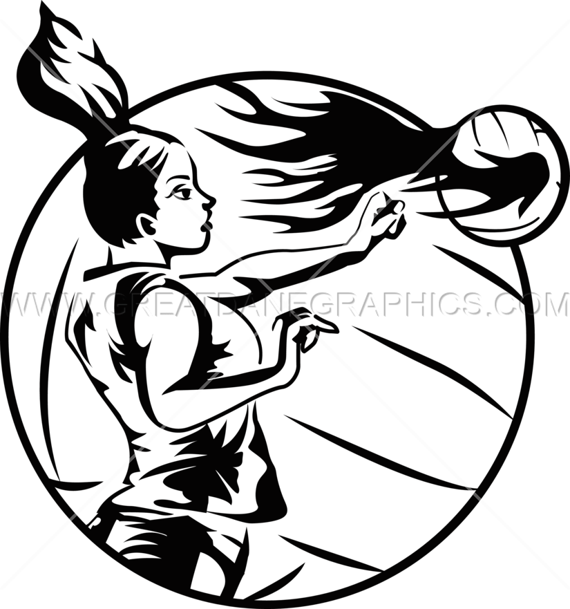 clipart fire volleyball