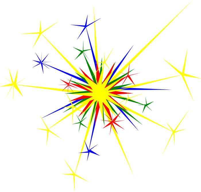 fireworks clipart simple