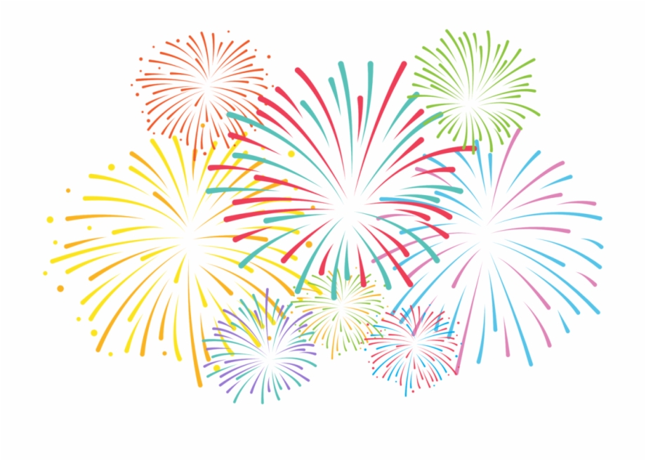 Clip Art Fireworks Images Free - Cartoon Pictures Of Fireworks