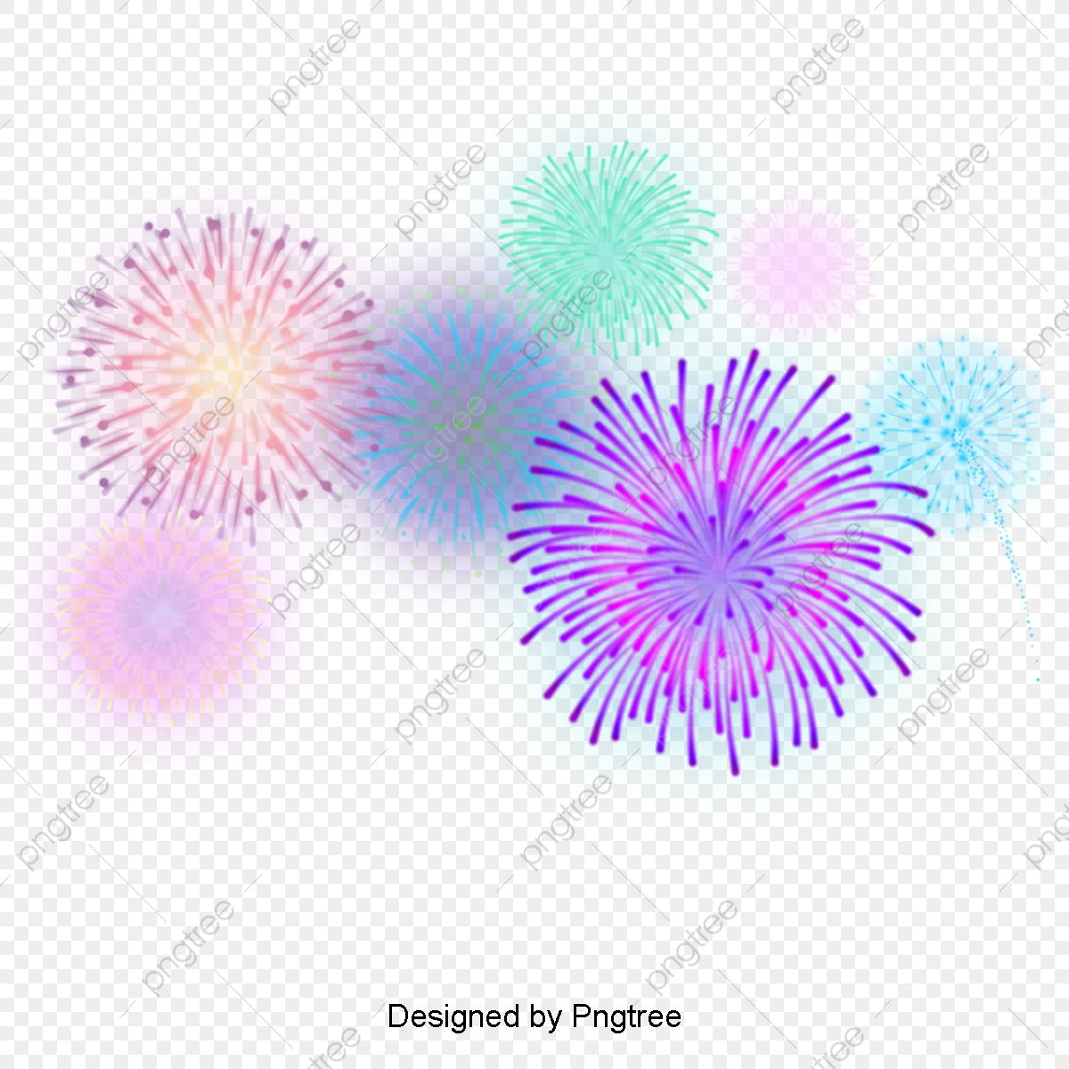 clipart fireworks design