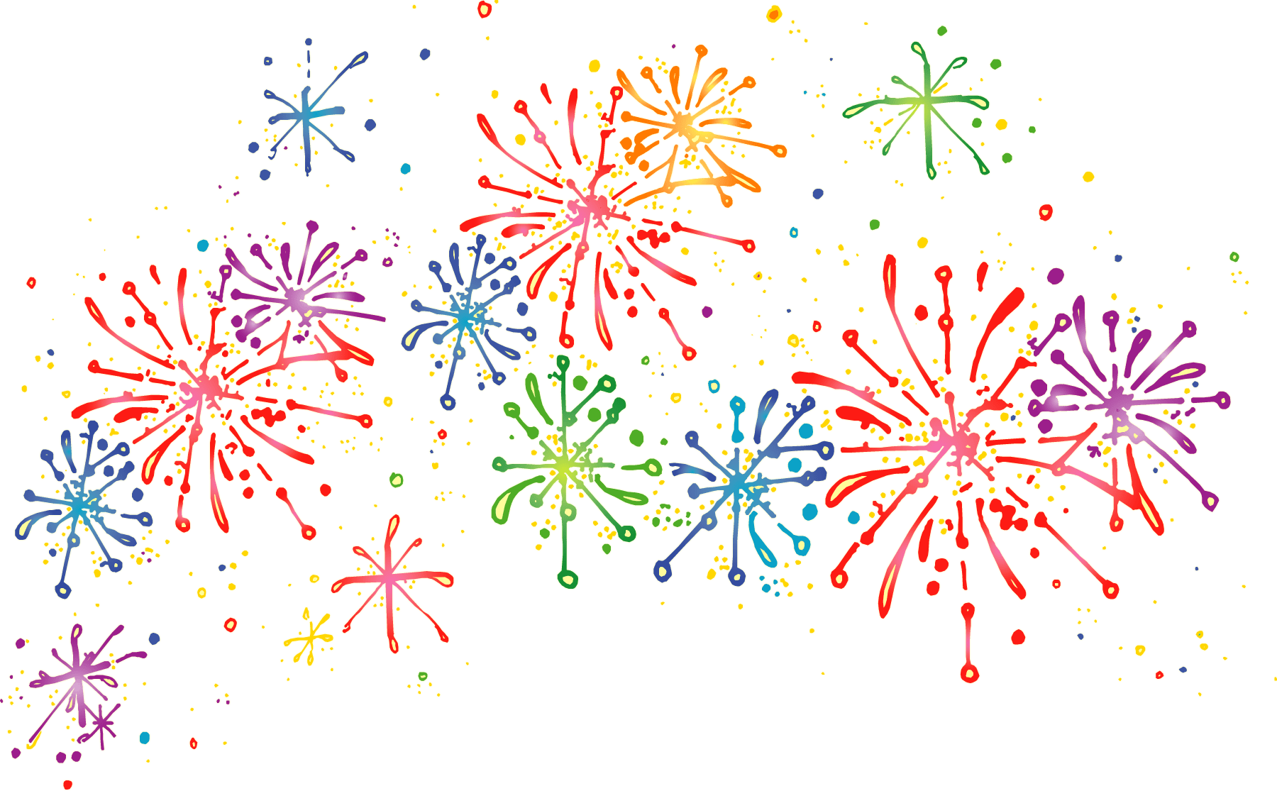 fireworks clipart festivity