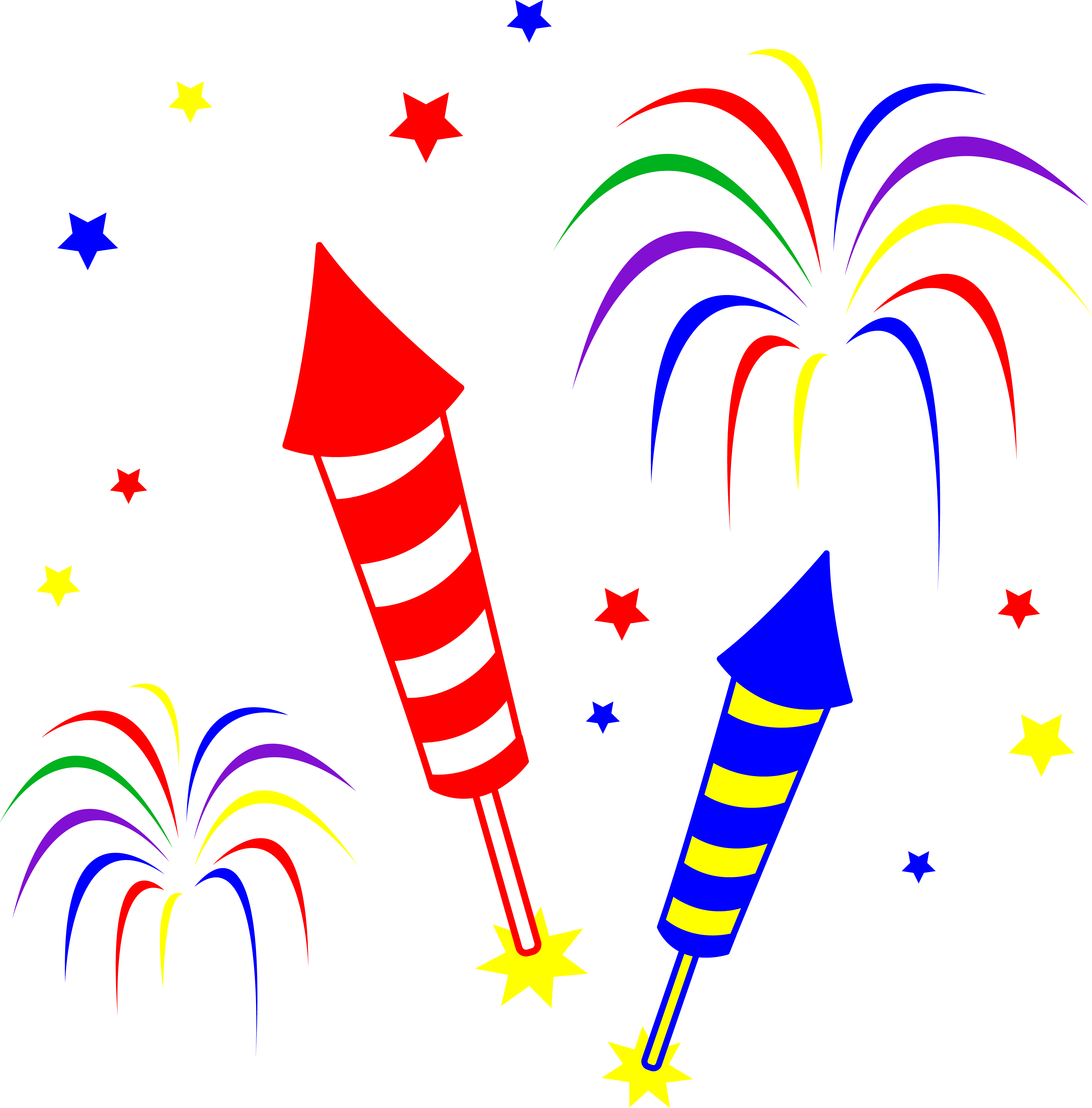 clipart fireworks fire works