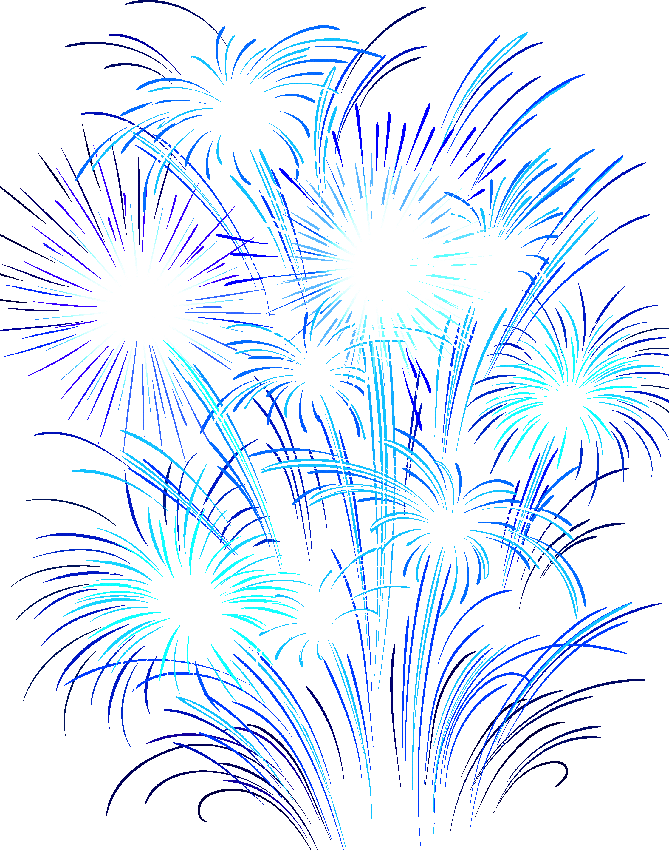 clipart fireworks flower