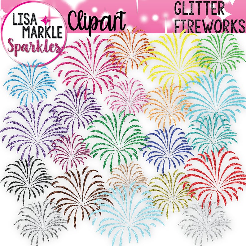 Clipart fireworks glitter. Firework fourth of july