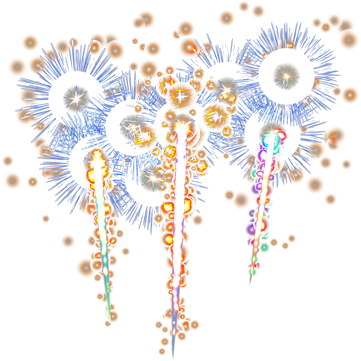 clipart fireworks illustration