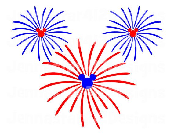 firework clipart mickey